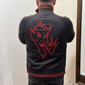 VINTAGE early 2000s Lucky Brand Devil Track Jacket